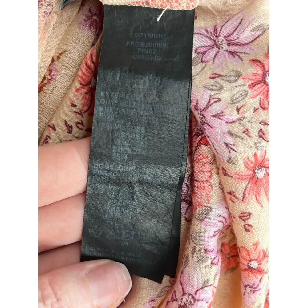 The Kooples Floral Frills Dress Size 2 Medium_12